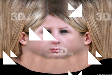 Female head texture