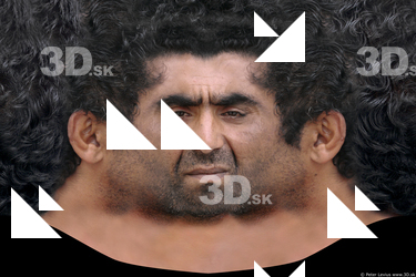 Male head texture