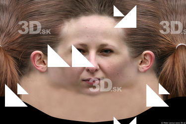 Female head texture