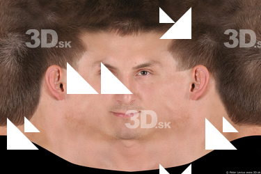 Male head texture