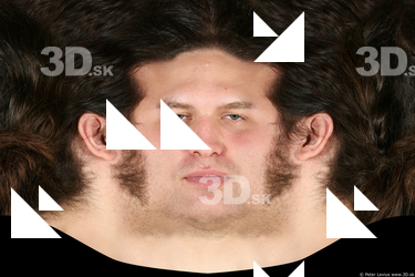 Male head texture