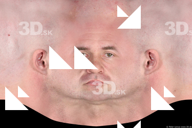 Male head texture