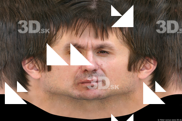 Male head texture