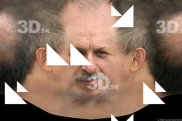 Male head texture