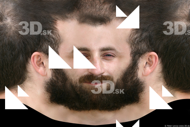 Male head texture
