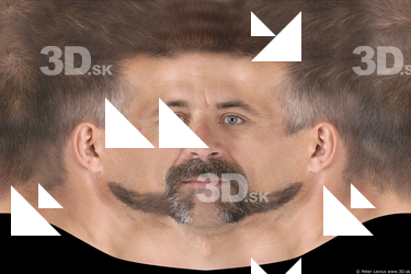 Male head texture