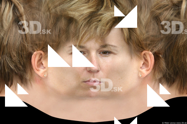 Female head texture