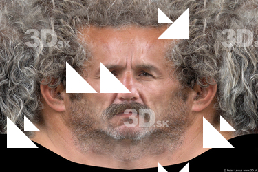 Male head texture