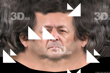 Male head texture