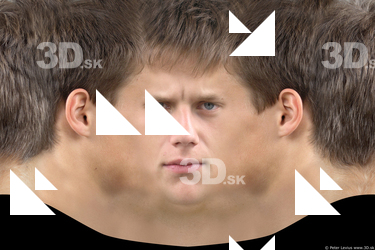 Male head texture