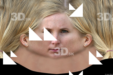 Female head texture