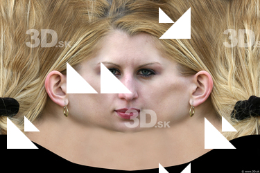 Female head texture