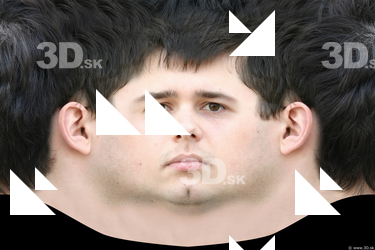 Male head texture