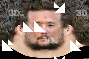 Male head texture