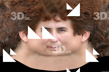 Female head texture