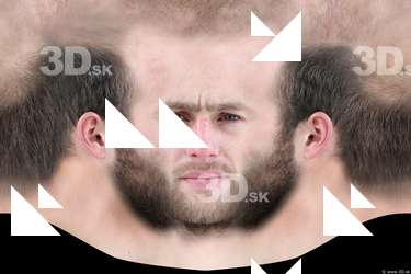 Male head texture