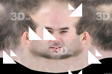 Male head texture