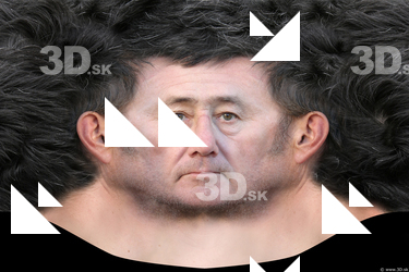 Male head texture