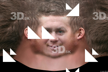 Male head texture