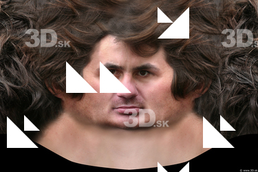 Male head texture