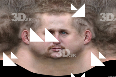 Male head texture