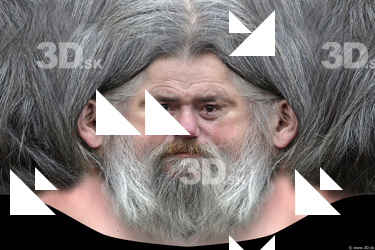 Male head texture