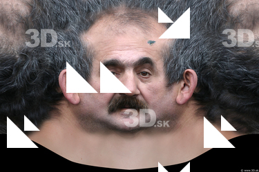 Male head texture