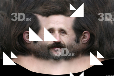 Male head texture