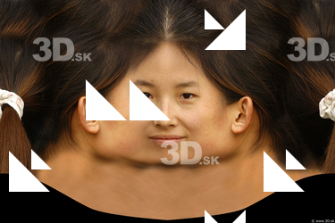 Female head texture