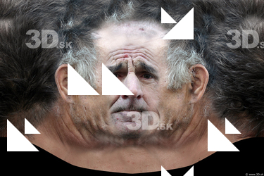 Male head texture