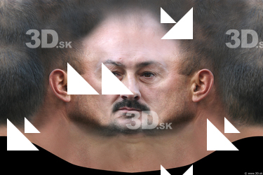 Male head texture