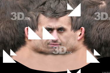 Male head texture