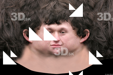 Male head texture