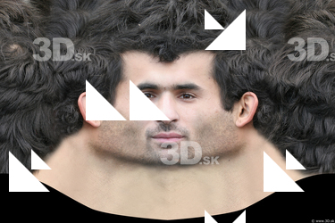 Male head texture