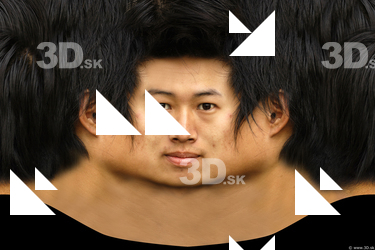 Male head texture