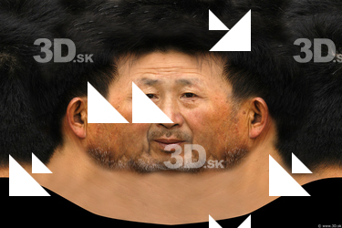 Male head texture