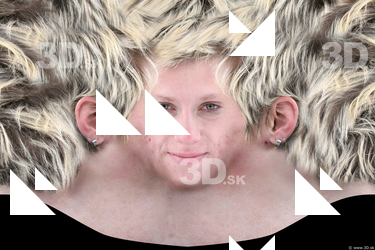 Female head texture