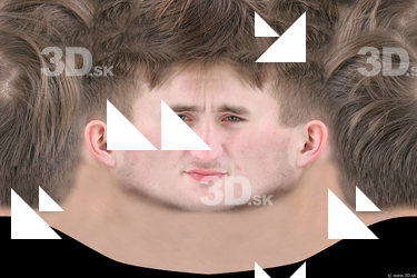 Male head texture