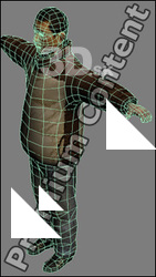 3D Model Asian Man # 2