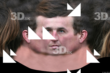Male head texture