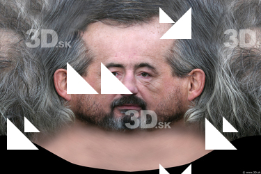 Male head texture