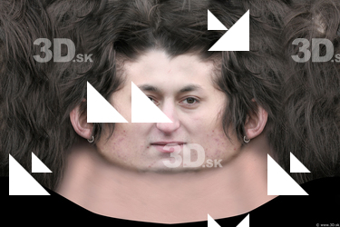 Female head texture