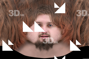 Male head texture