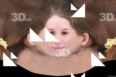 Female head texture
