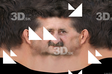 Male head texture