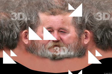 Male head texture