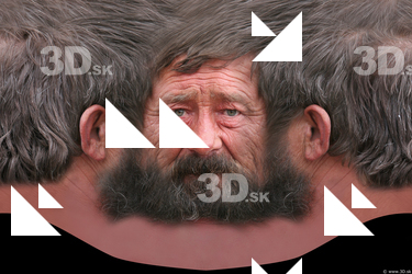 Male head texture