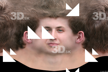 Male head texture