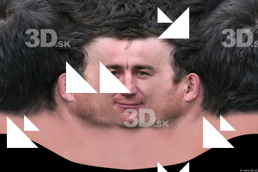 Male head texture