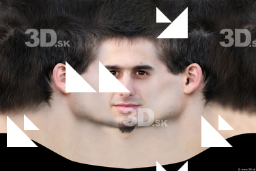 Male head texture